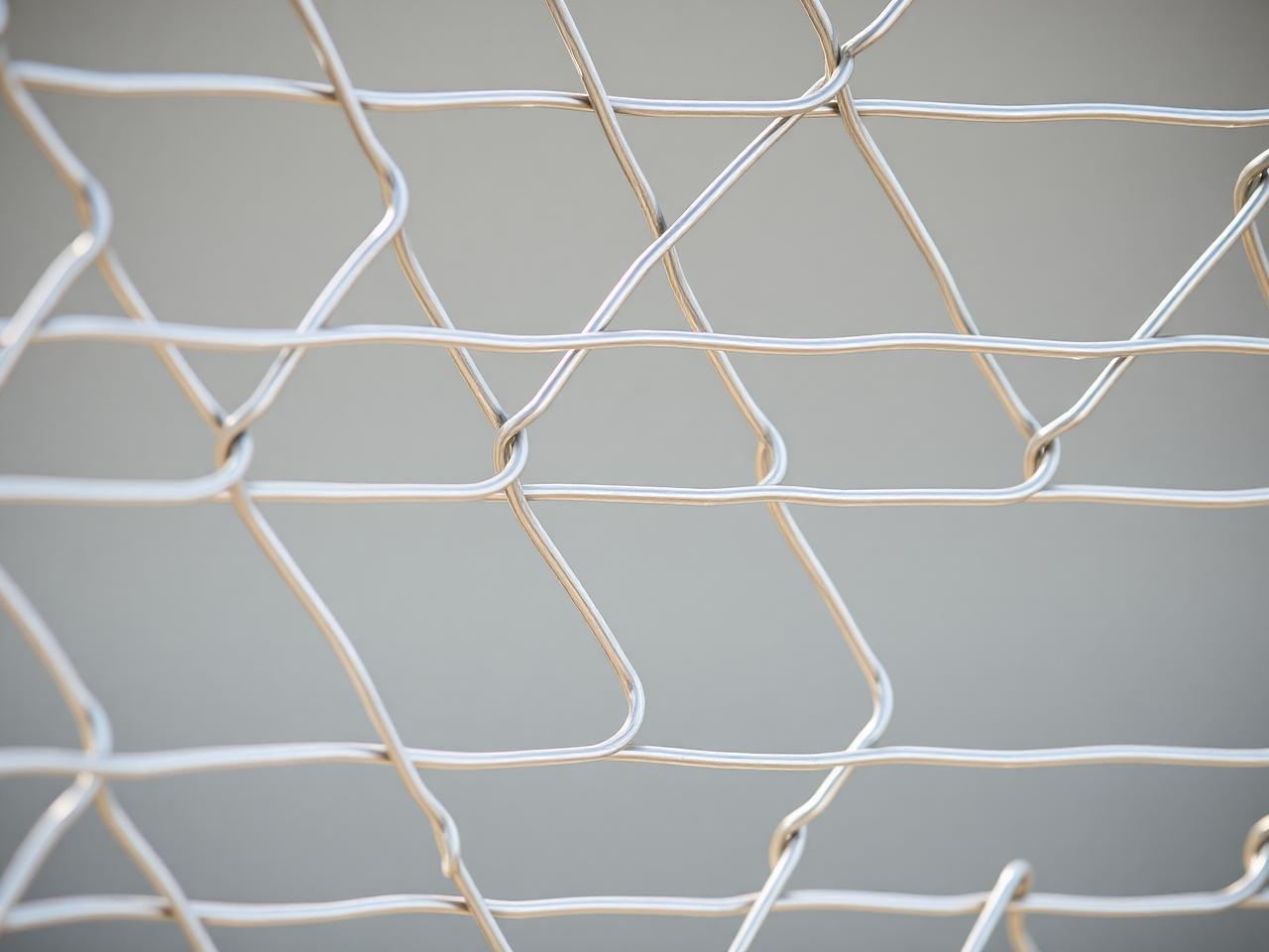 Detalhe de tela alambrada